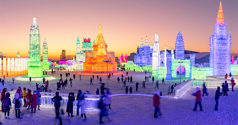 Harbin Ice and Snow World- Ice Disneyland koloretsua