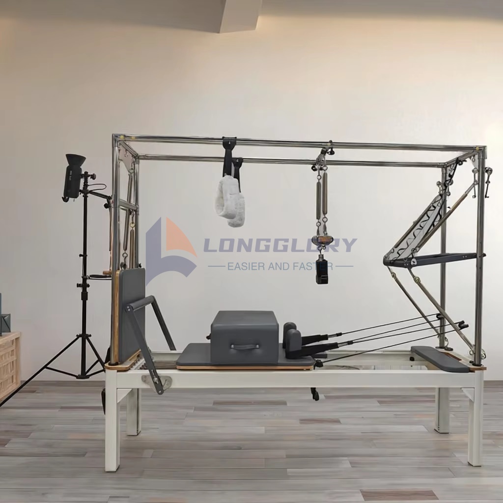Aluminiozko Pilates 3 Cadillac Reformer-en