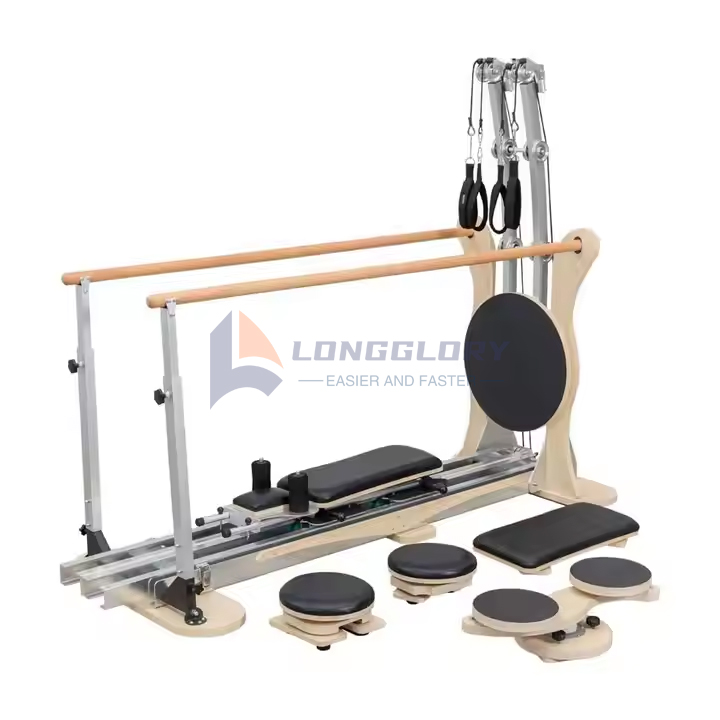 Aluminiozko Pilates Polea dorrea salto taularekin