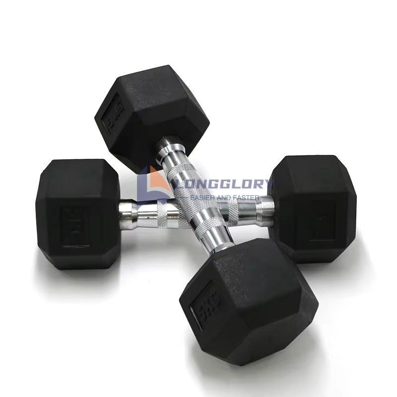 Gomaz estalitako Hex Dumbbell