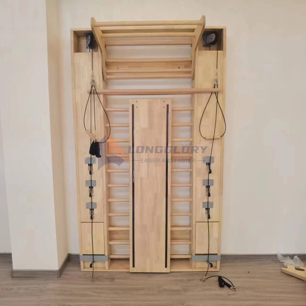 Horman muntatutako rack Suediako eskailera